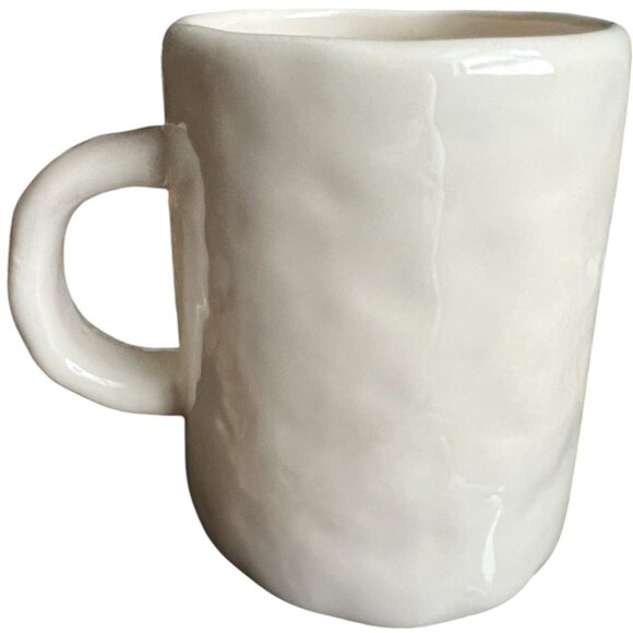 HTF! Rare NATURAL LIFE "Cup of Happy" 3D Llama Ceramic Mug with Dimpled Texture - Picture 8 of 13